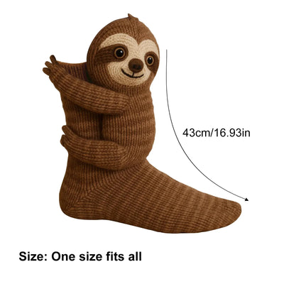3D Knitted Animal Toddler Socks for Kids - Warm Wool Children's Slipper Socks 5
