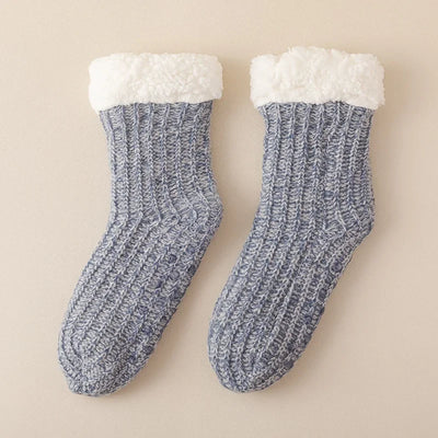 Thick Plush Thermal Indoor Socks for Women - Warm, Breathable, Non-Slip Design 11